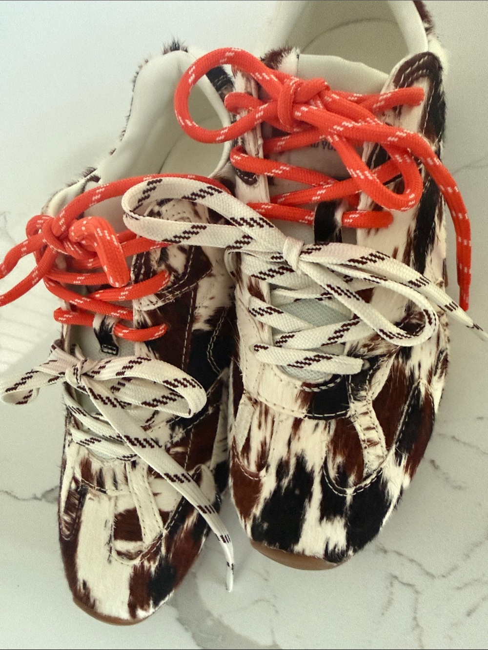 Steve Madden Cow Print Sneakers - Picture 5 of 8